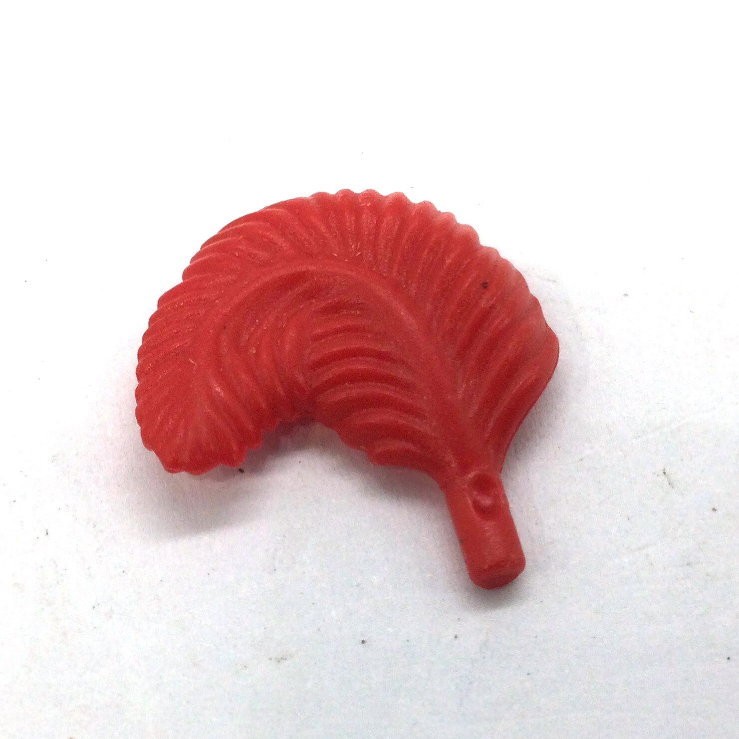 Playmobil plume toupet rouge