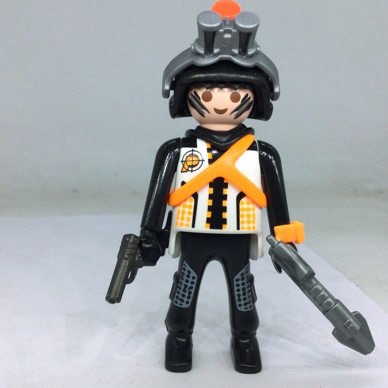playmobil top agent espace en noir