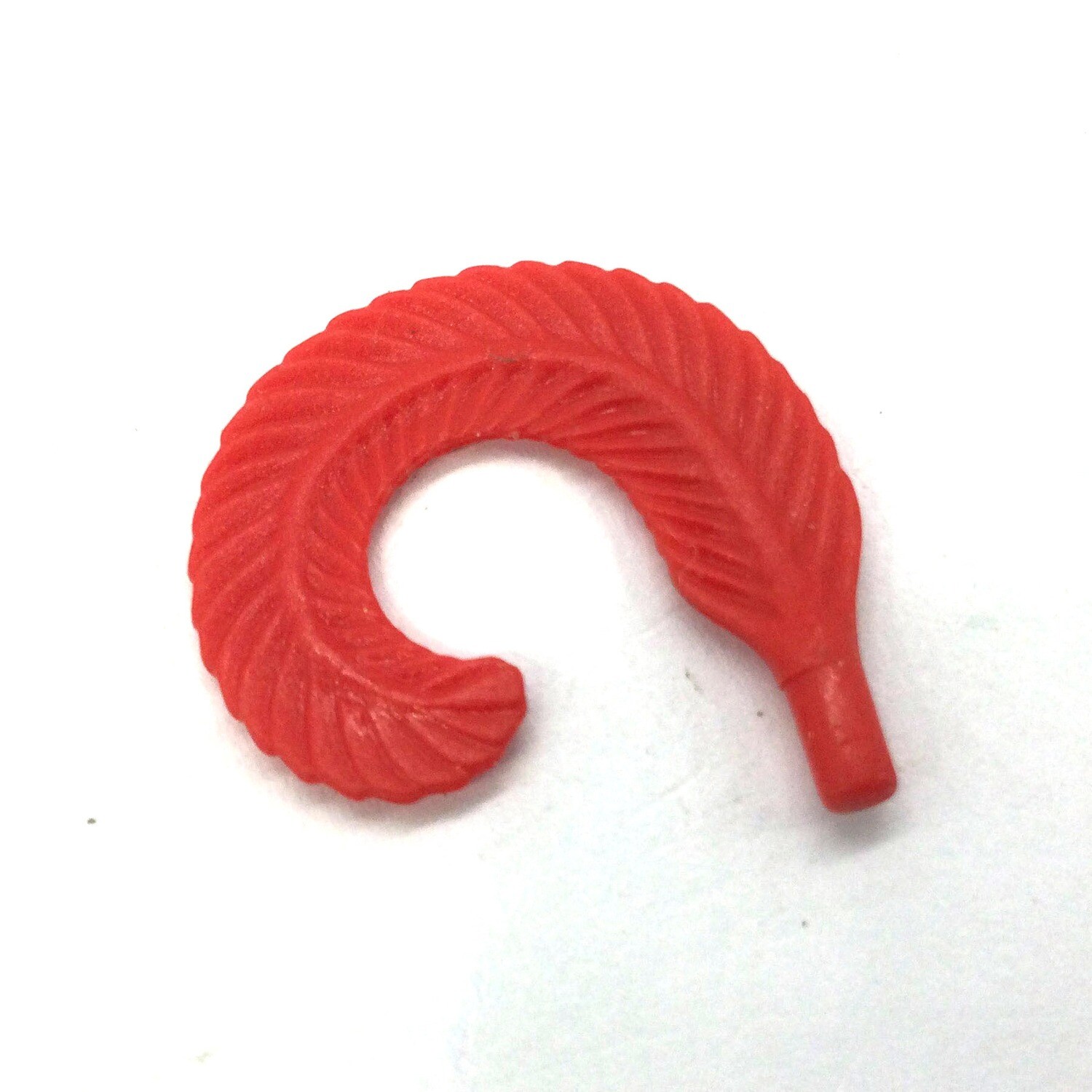 Playmobil plume rouge courbe