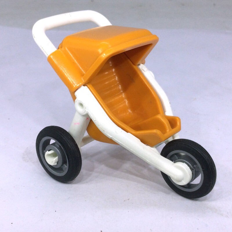 Playmobil poussette orange