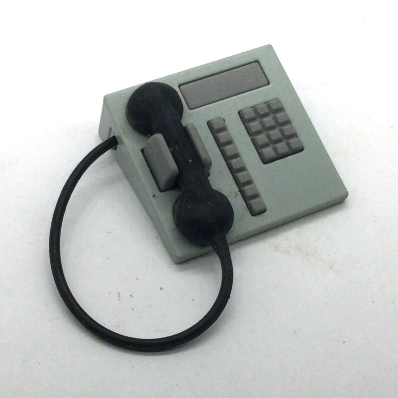 playmobil téléphone de bureau