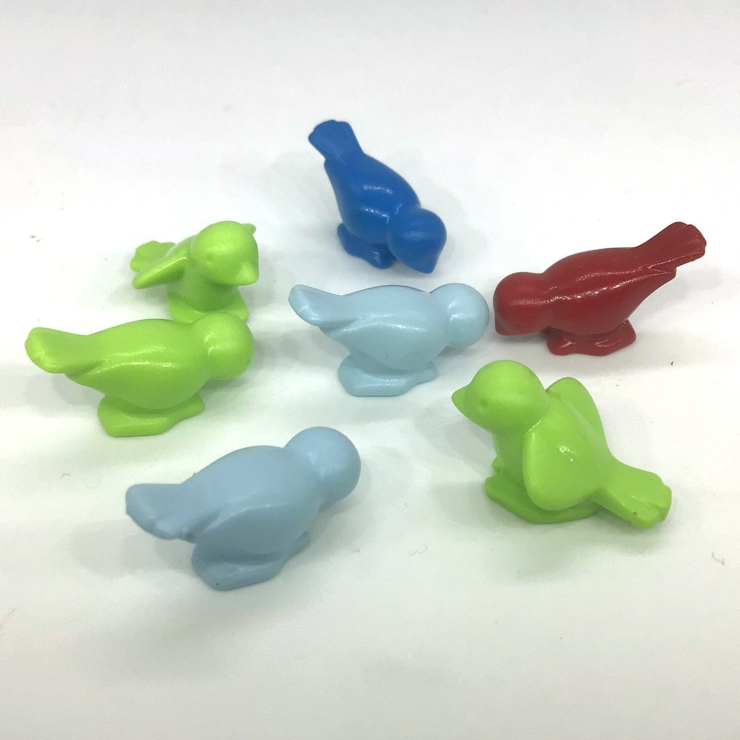 Playmobil petits oiseaux colorés