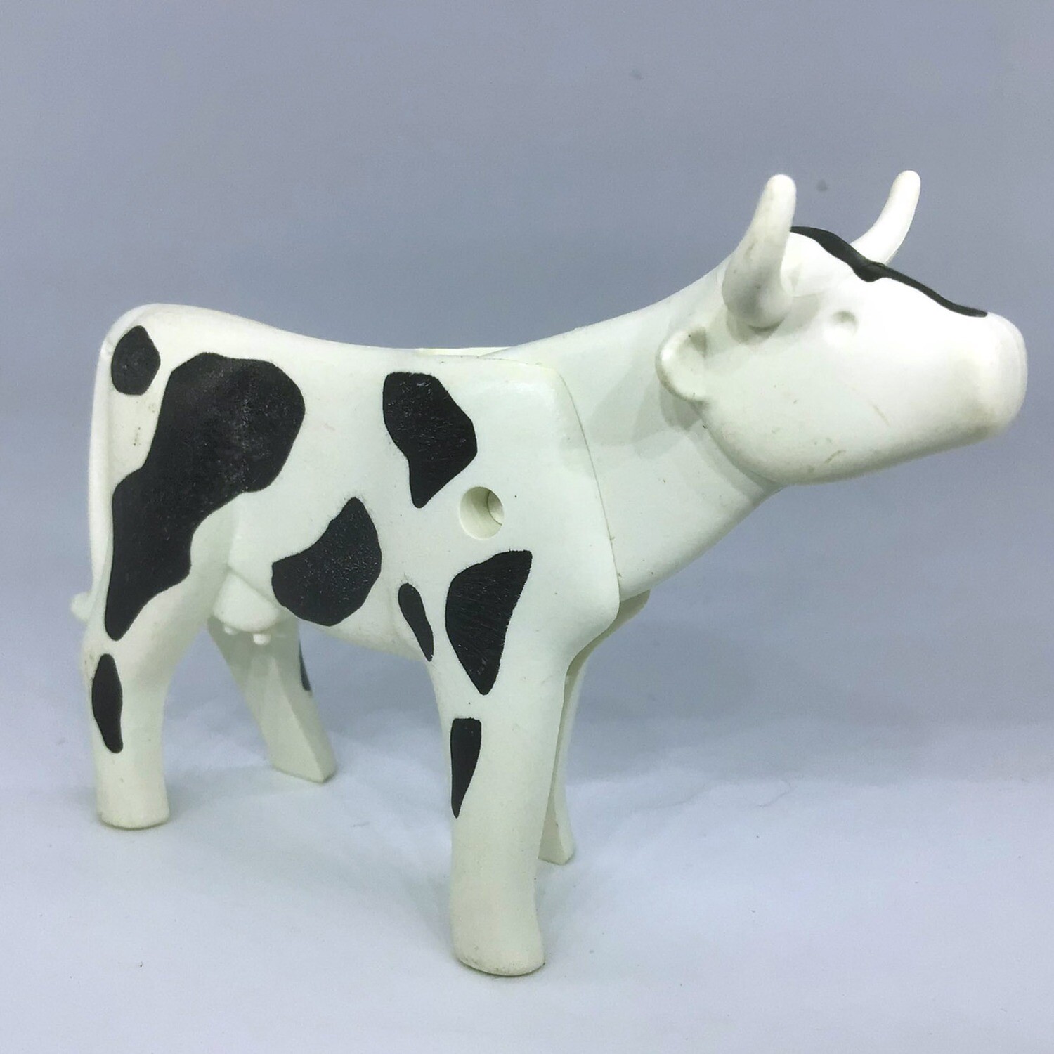 playmobil vache vintage noir et blanche