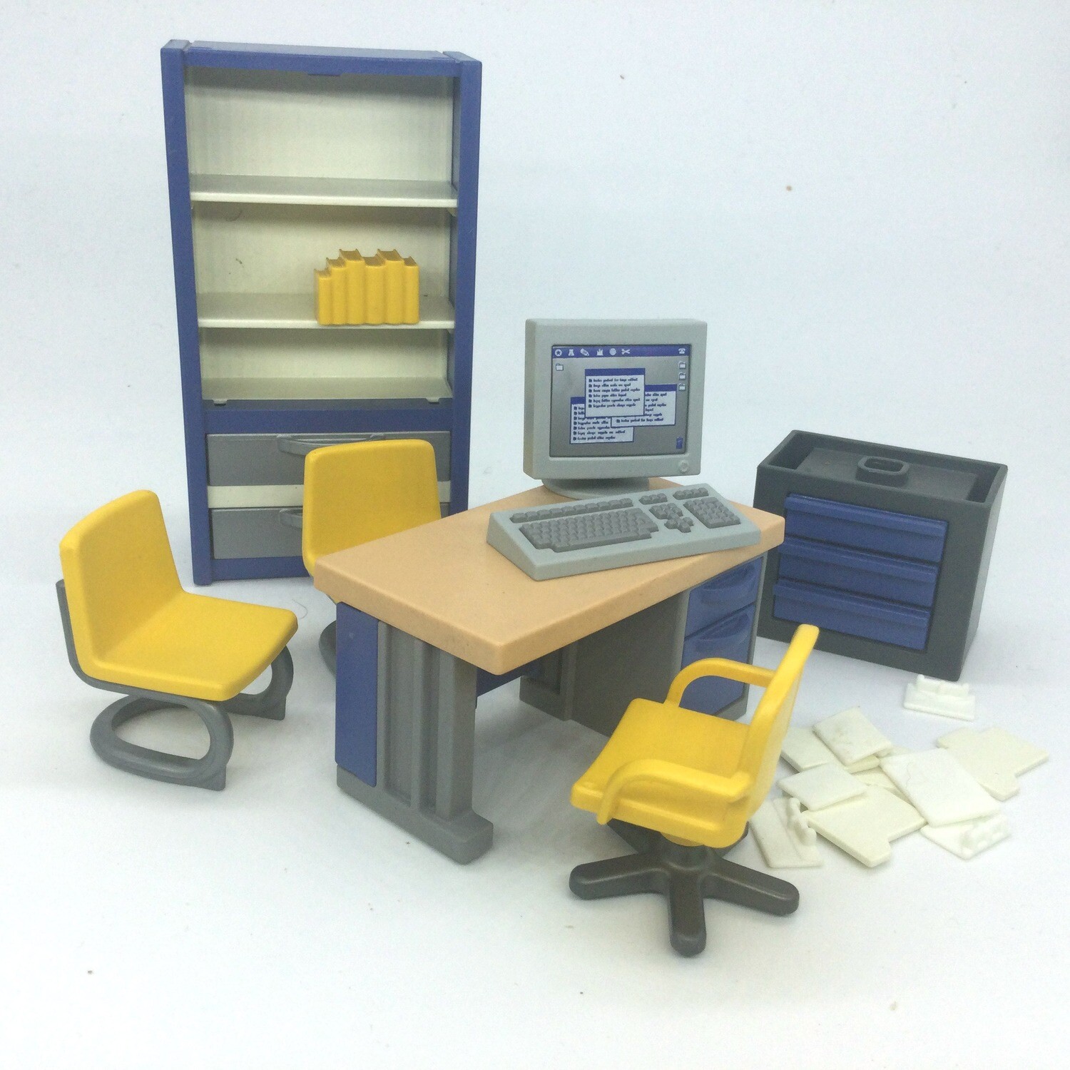 playmobil mobilier bureau office