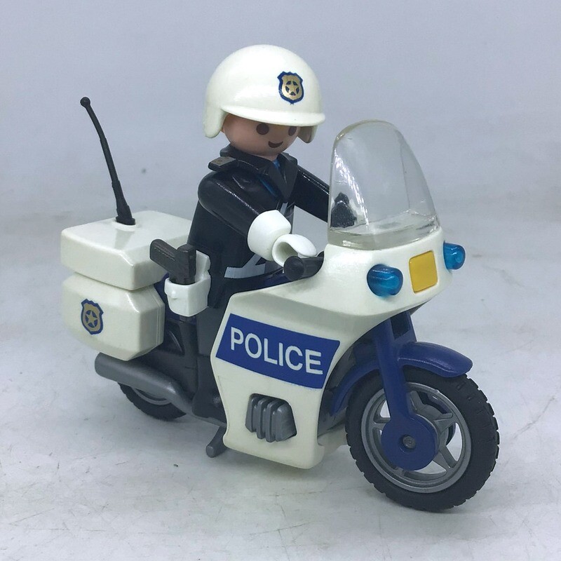 playmobil moto de police