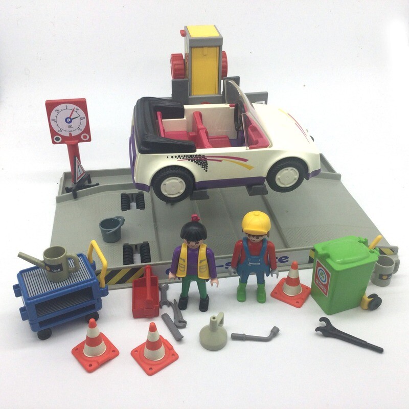 Playmobil garage et pont de levage