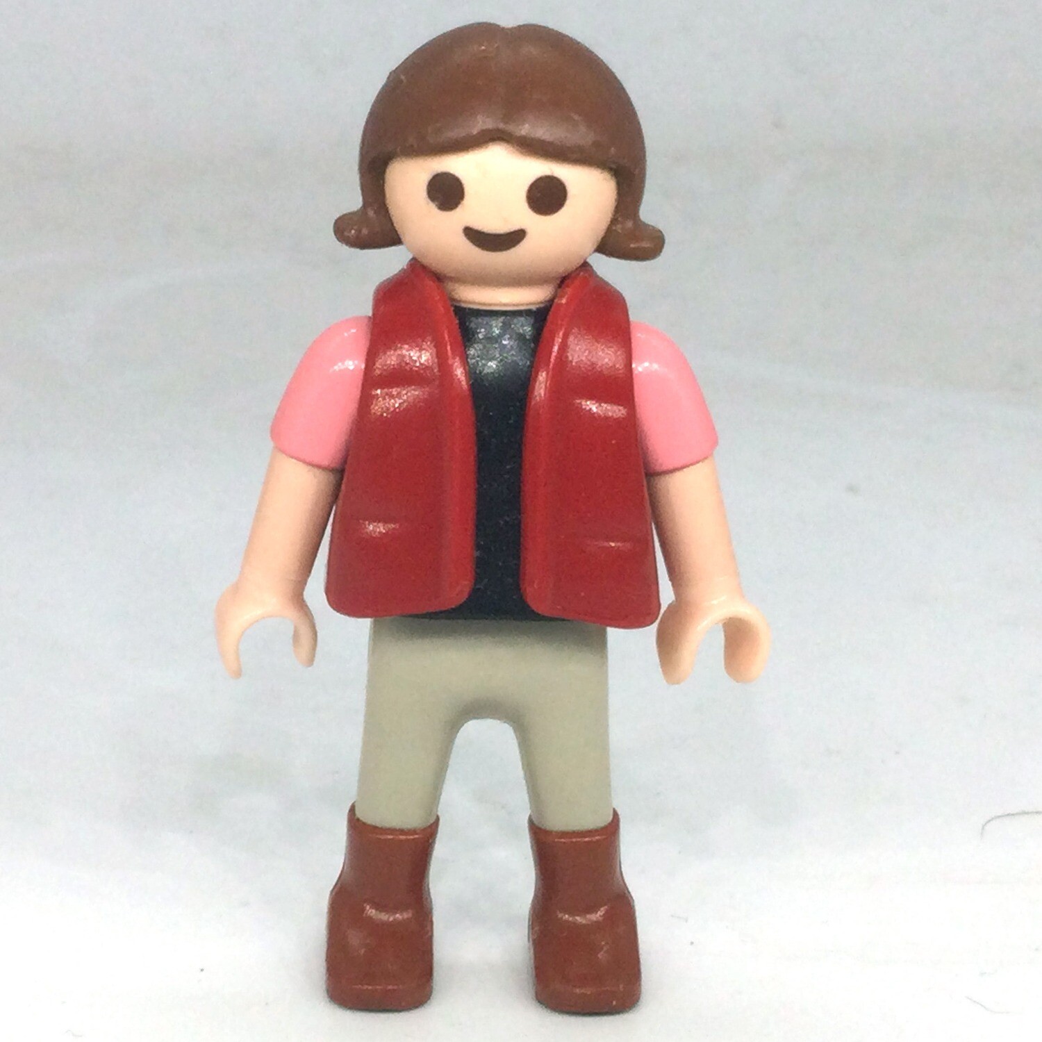 playmobil fillette doudoune fushia