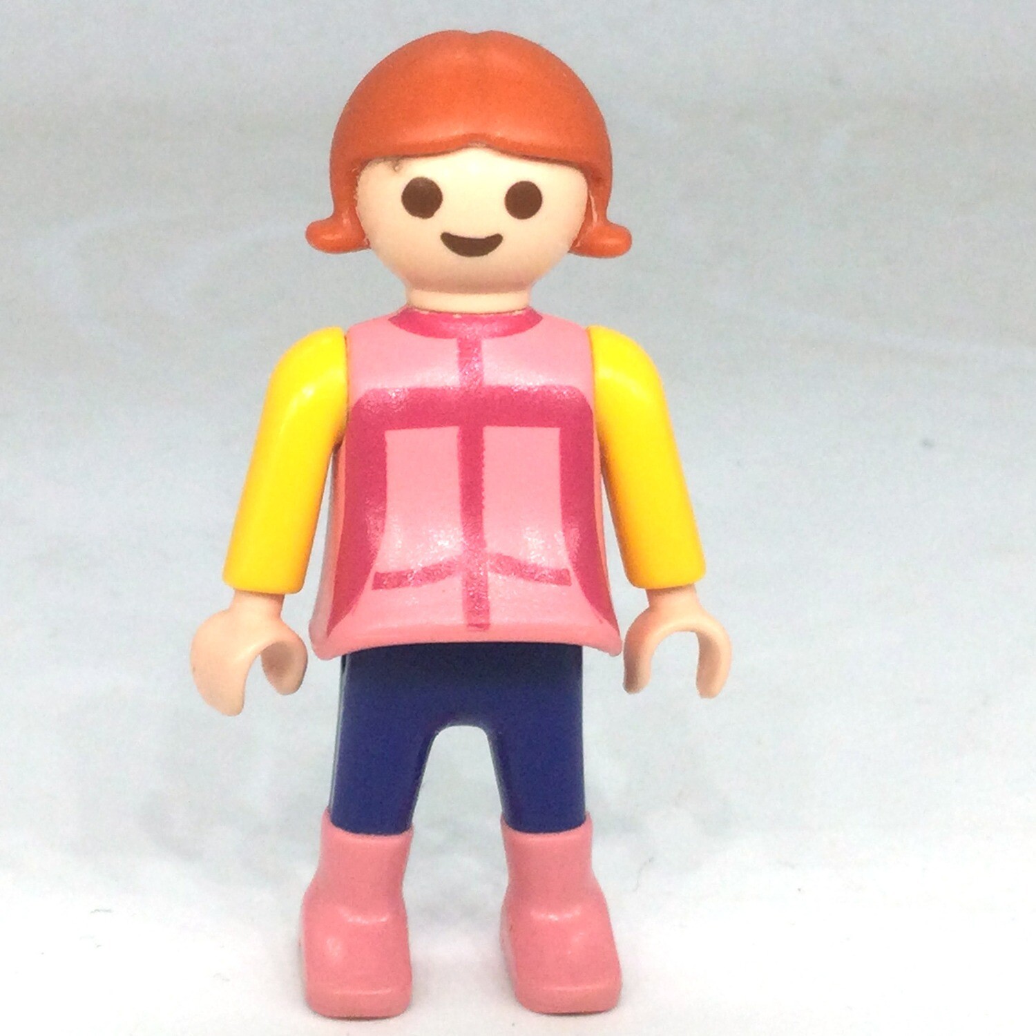 playmobil fillette rose jaune bleu