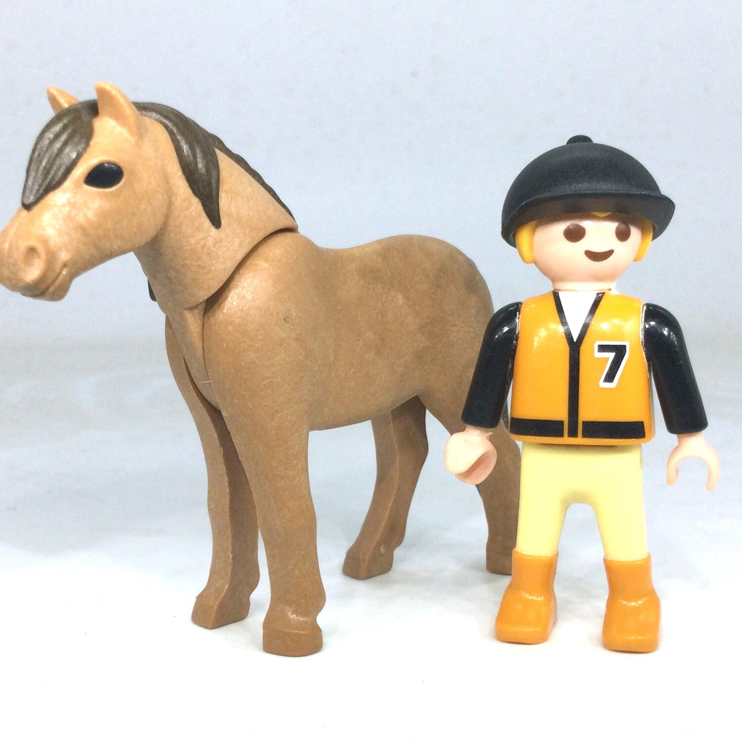 playmobil enfant et poney