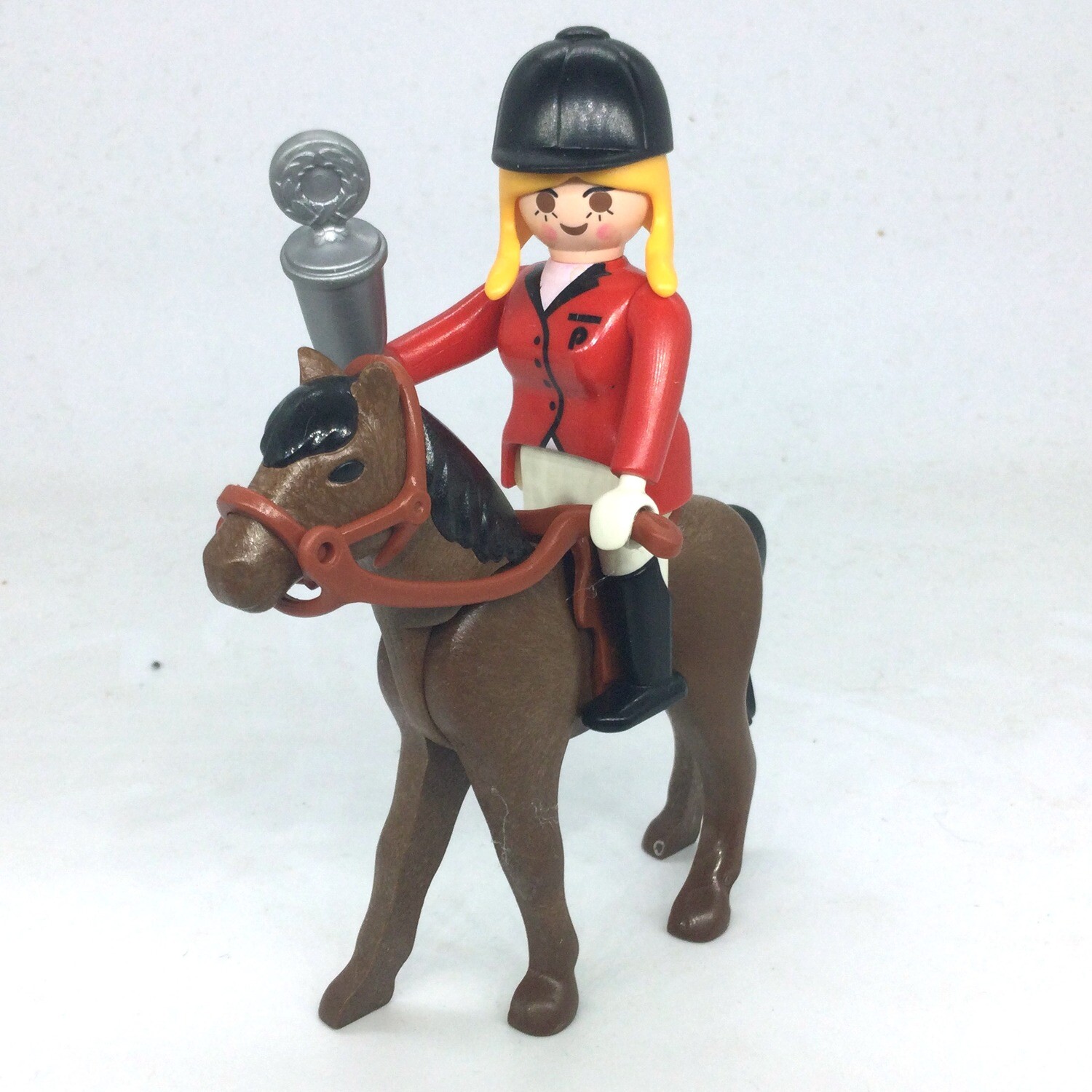 playmobil cavalière concours hippique