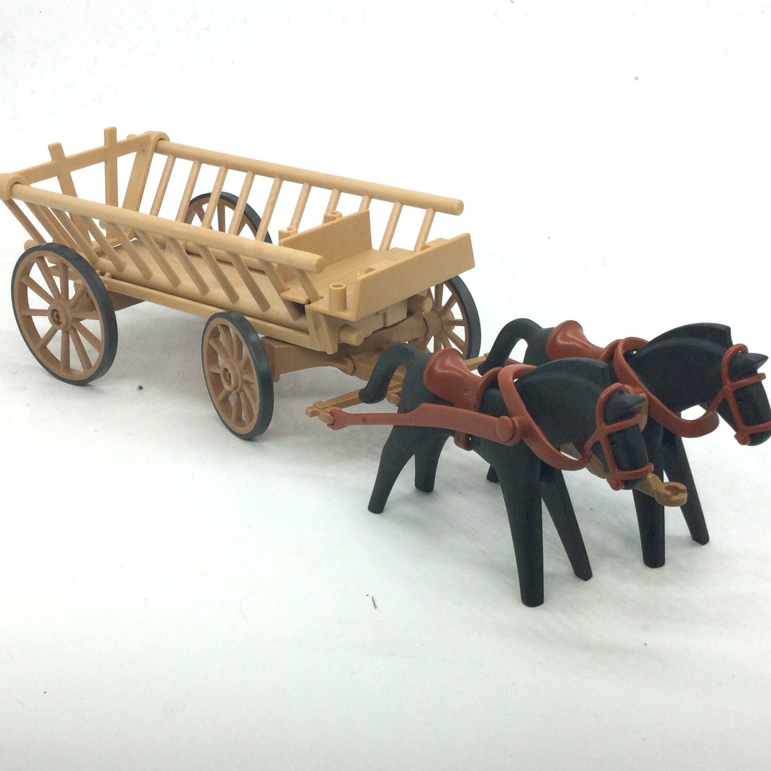 Playmobil charrette rustique des fermiers