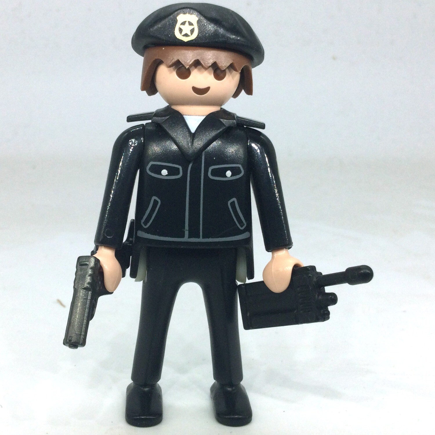 Playmobil policier en noir