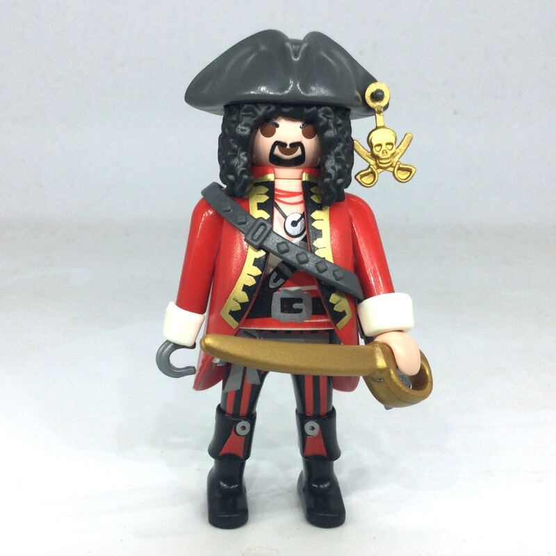playmobil pirate patibulaire rouge