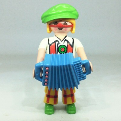 PLAYMOBIL Civils - Le Cirque : Clowns Musiciens Avec Leur Singe - Occasion TB État