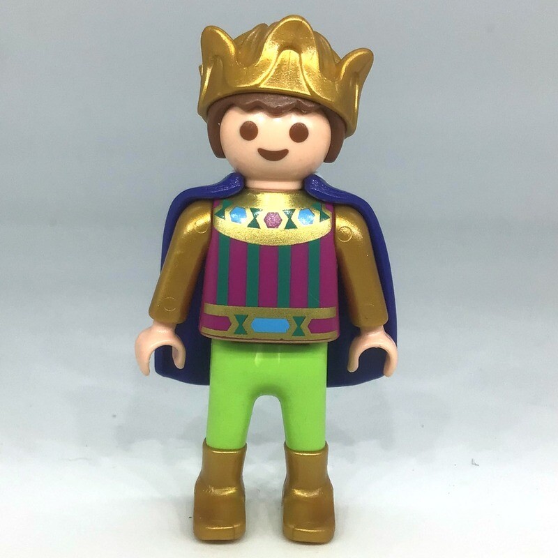 Playmobil prince vert et or