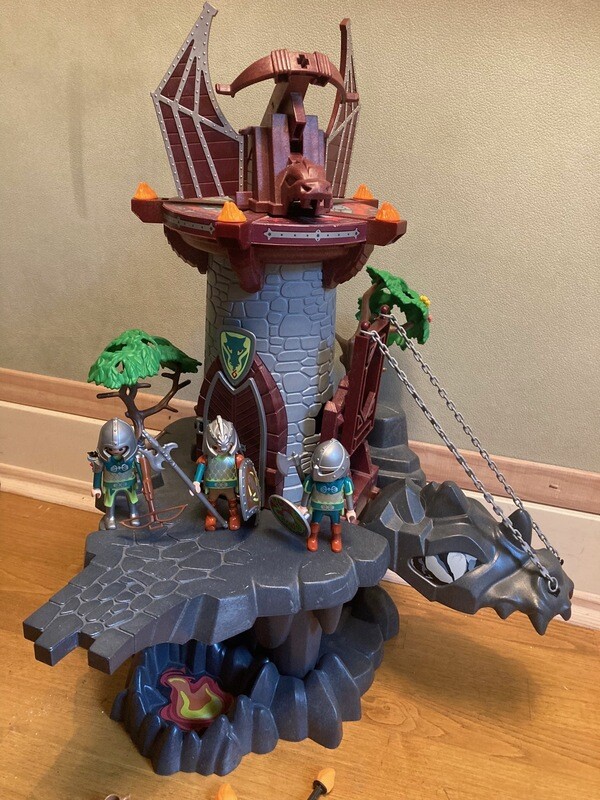 playmobil tour château dongeon des elfes