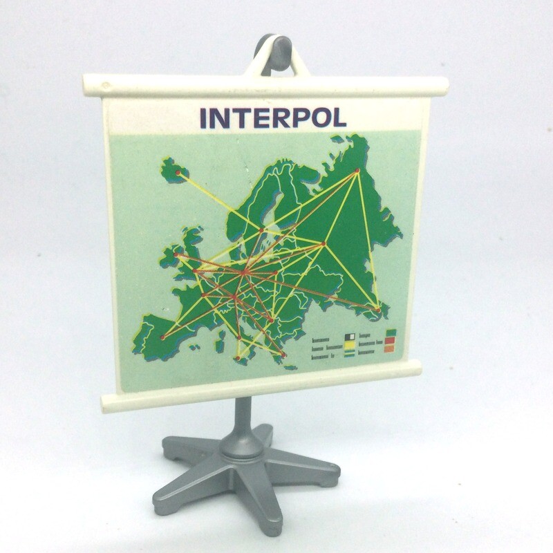 playmobil tableau panneau interpol map