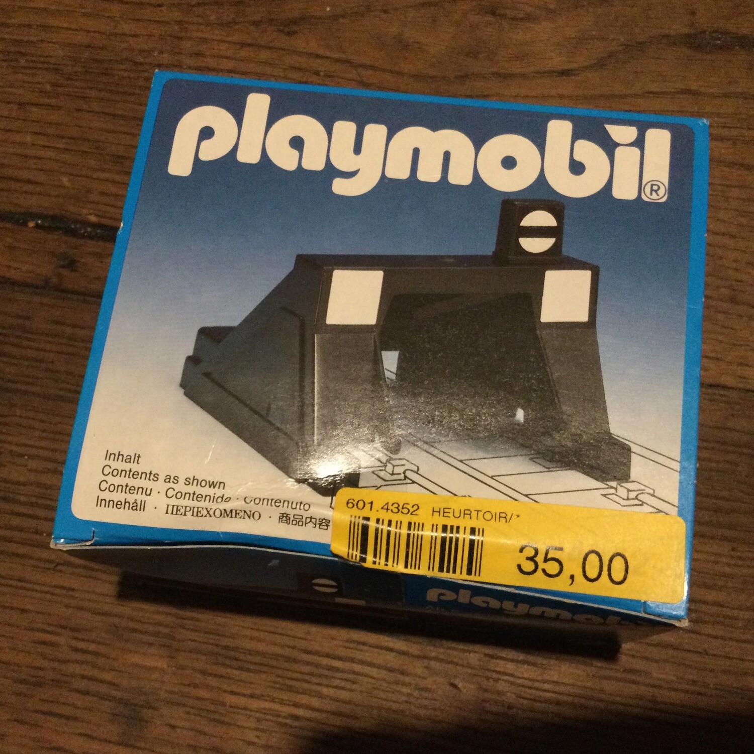 playmobil train butoir fin de voie