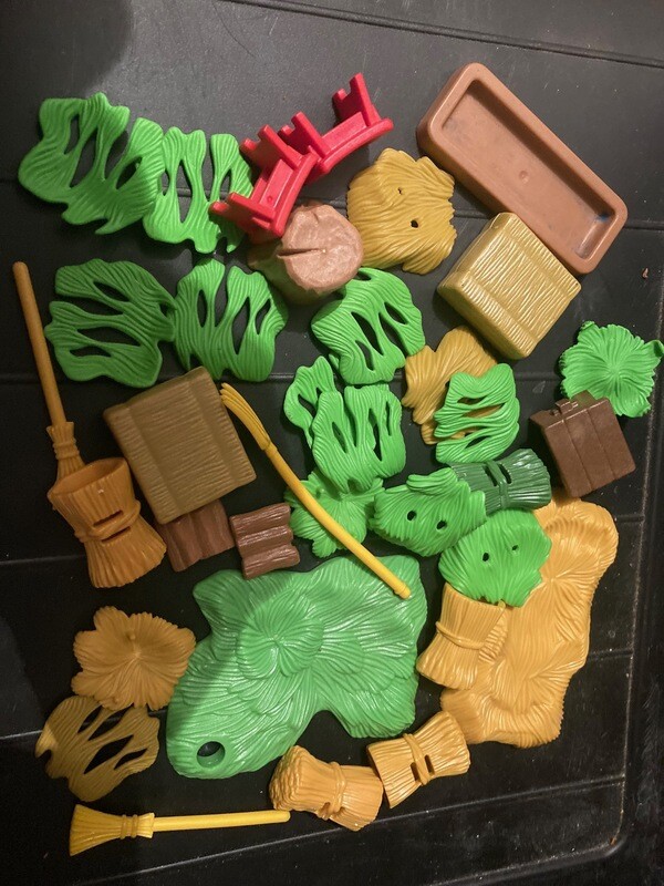 playmobil lot accessoires ferme et paille