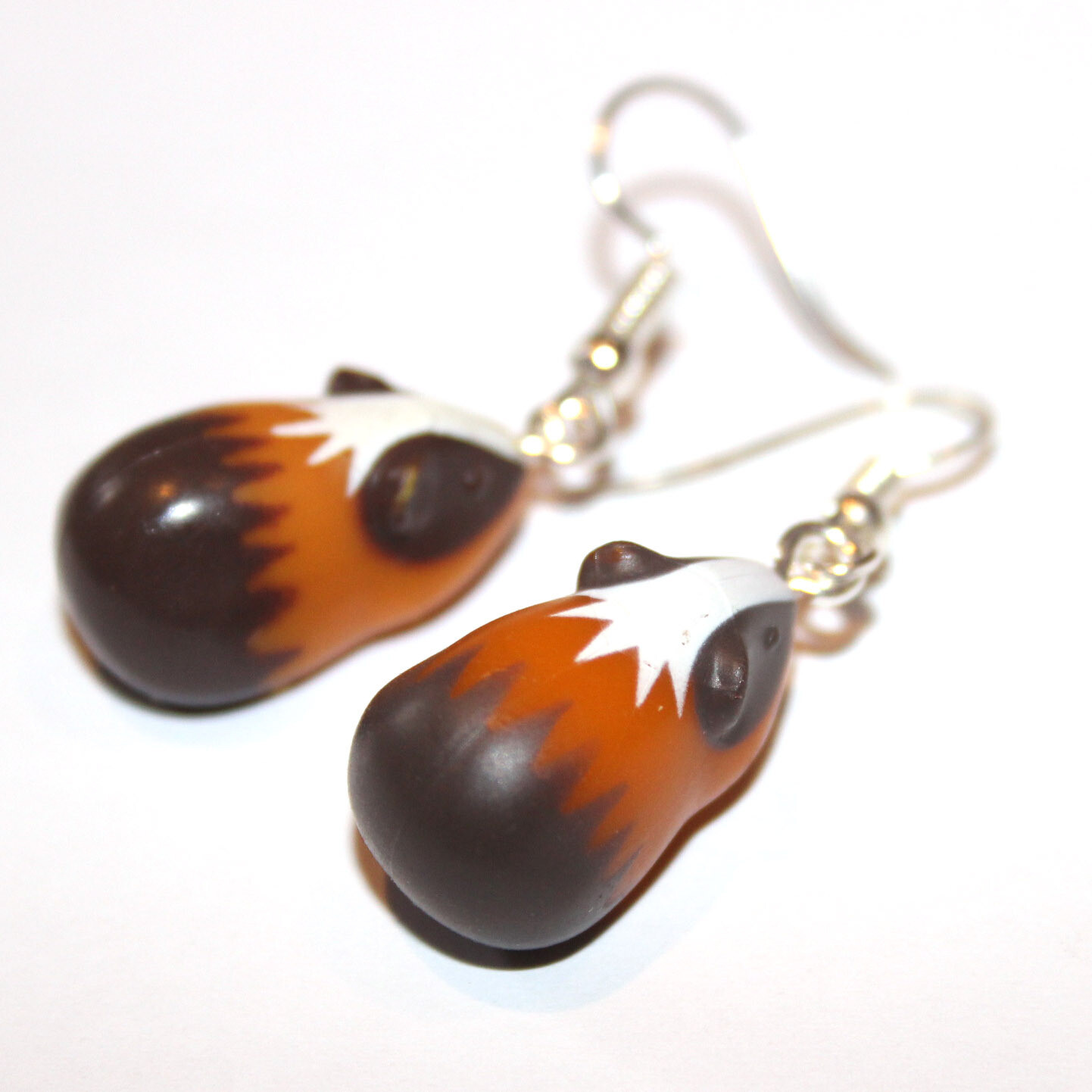 playmobil création boucles d'oreille hamster marron