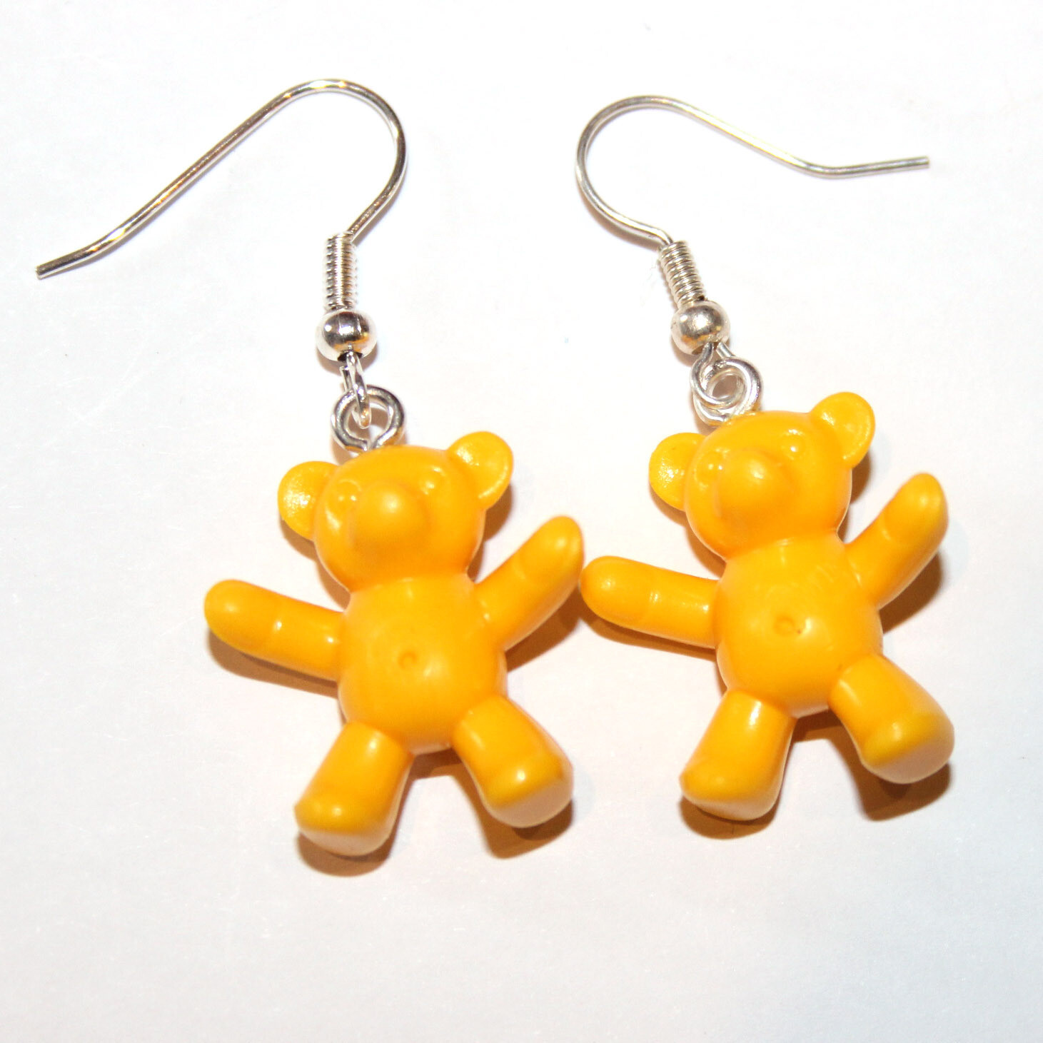 playmobil création boucles d'oreille nounours jaune