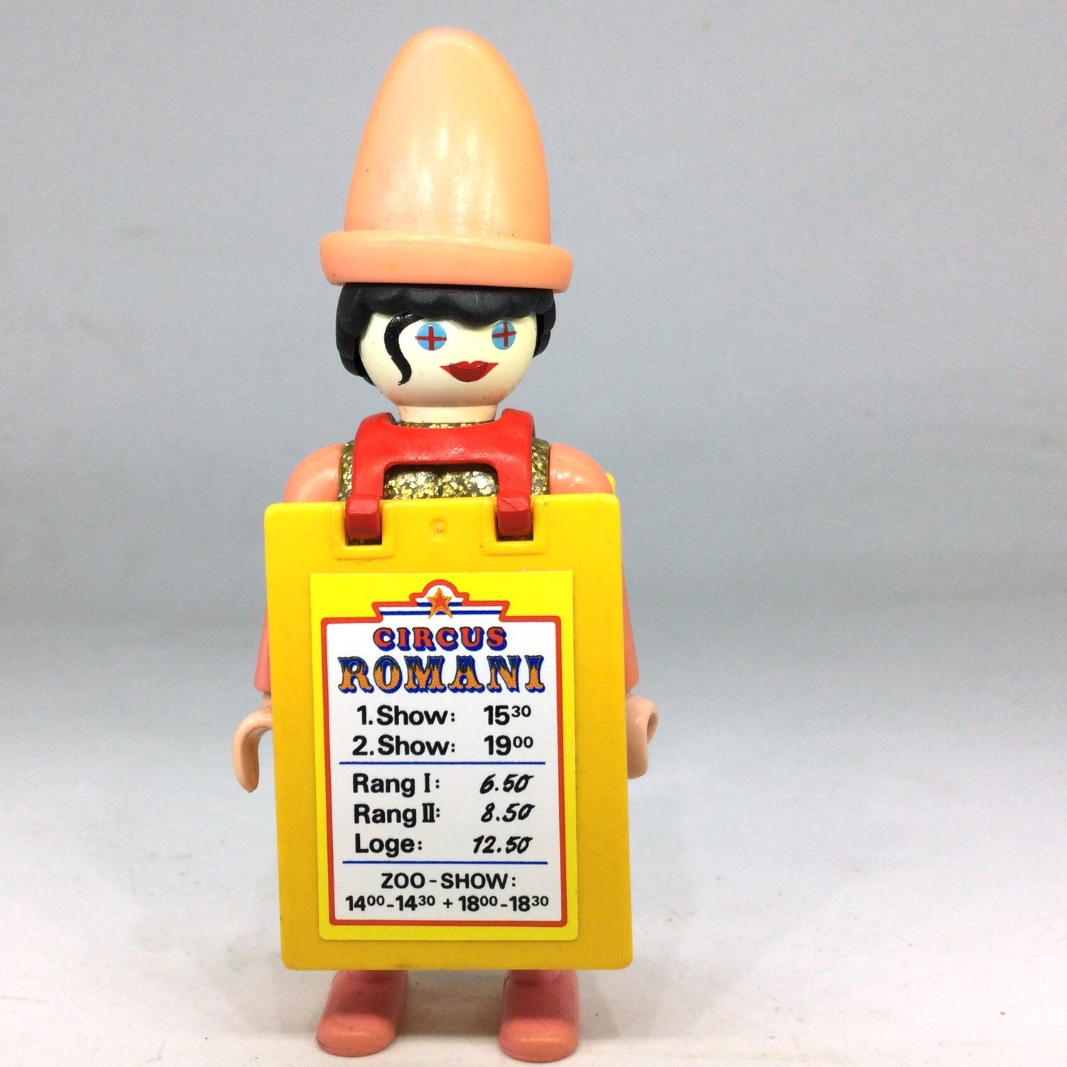 playmobil clown aux pancartes
