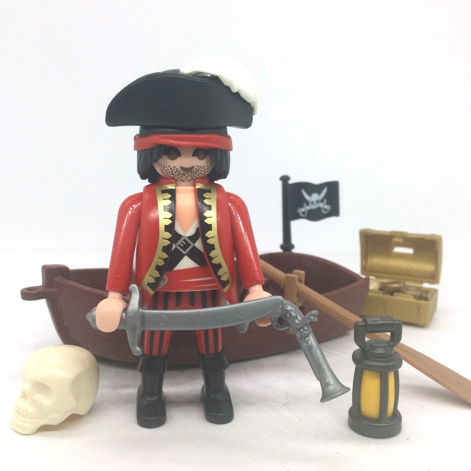 playmobil capitaine pirate et barque