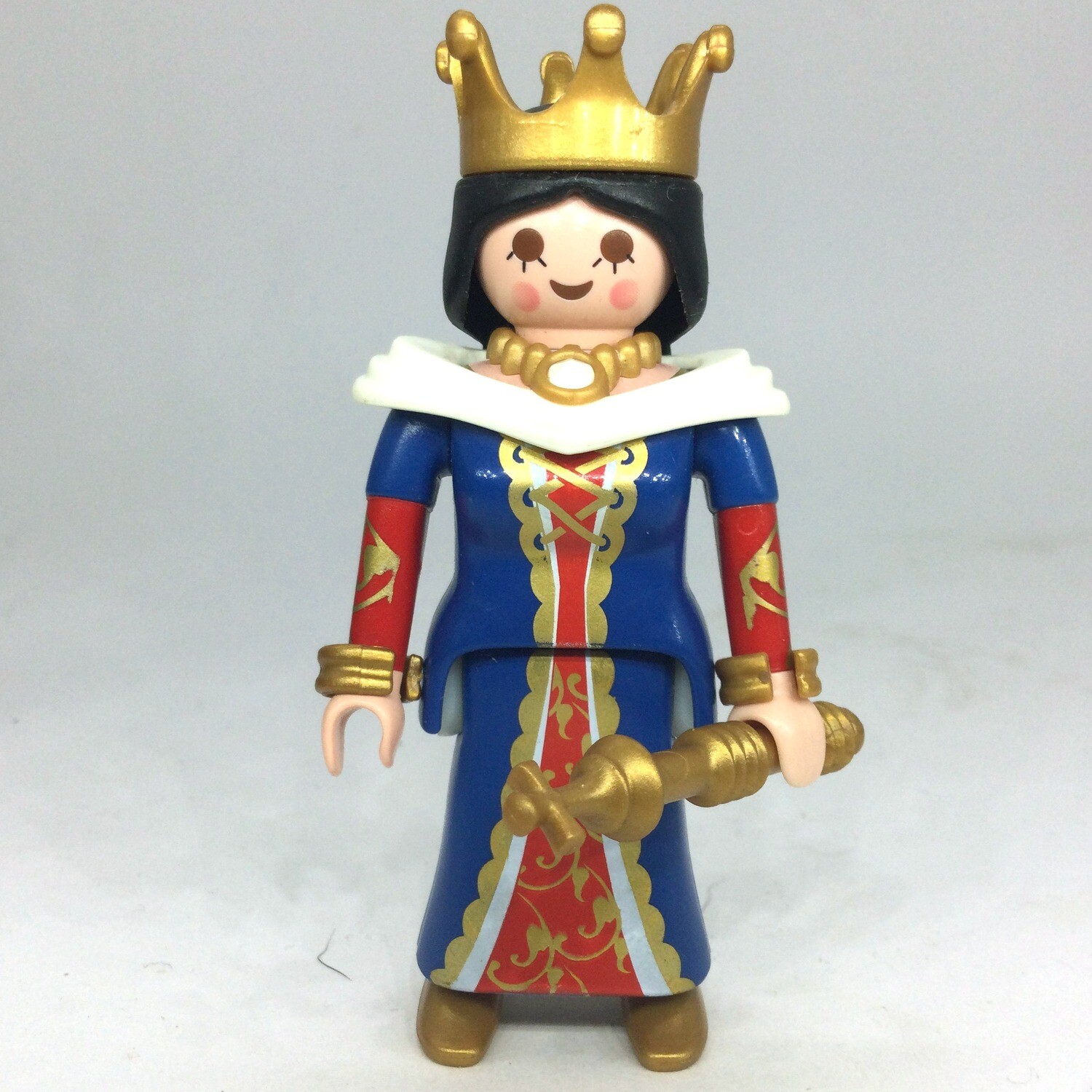 playmobil reine bleue et or prestige