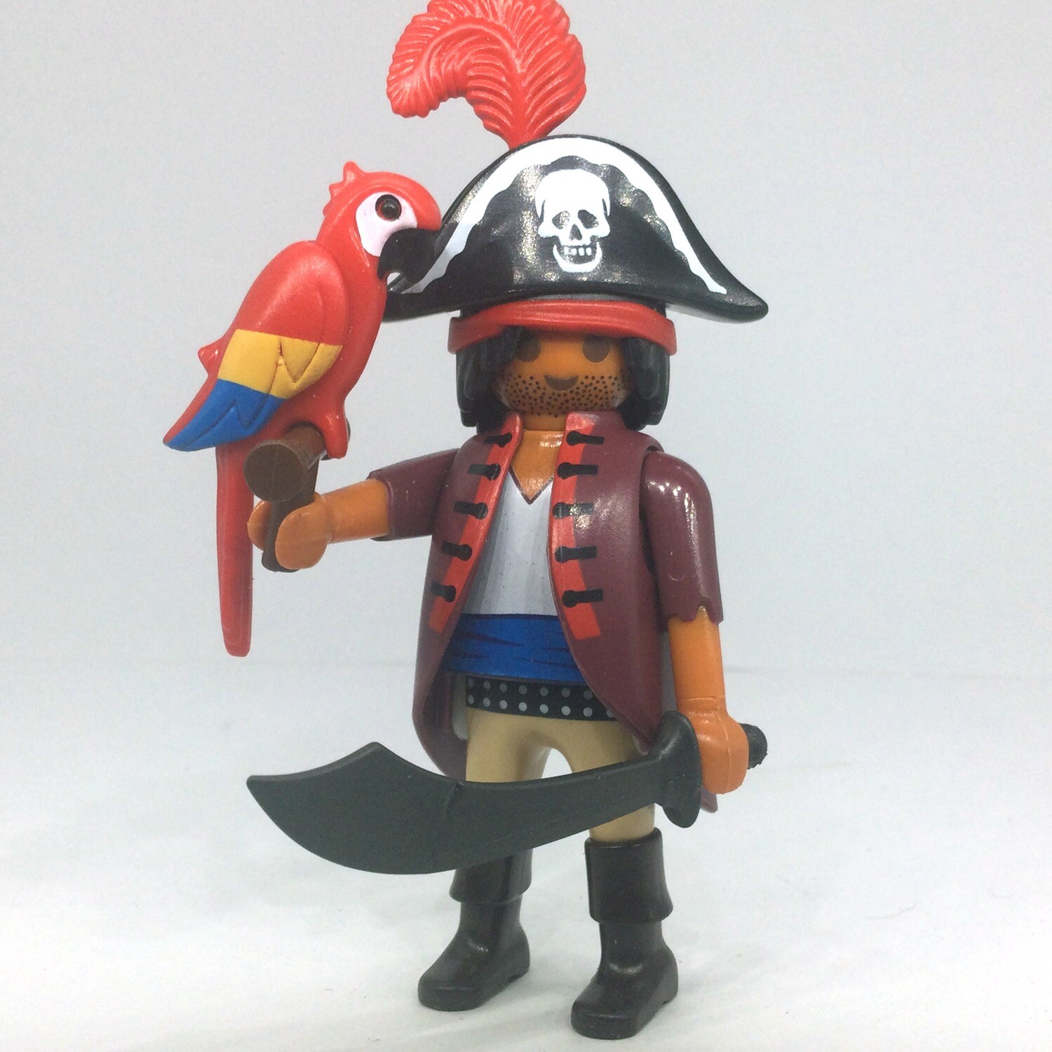 playmobil pirate capitaine au perroquet