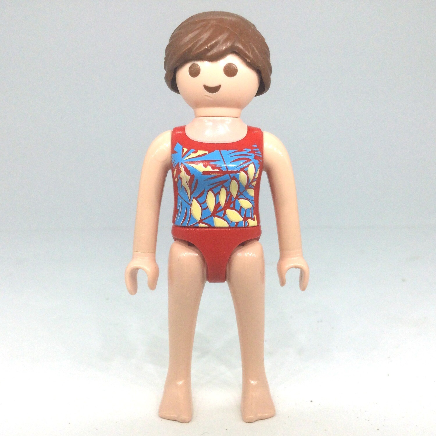 playmobil baigneuse maillot rouge