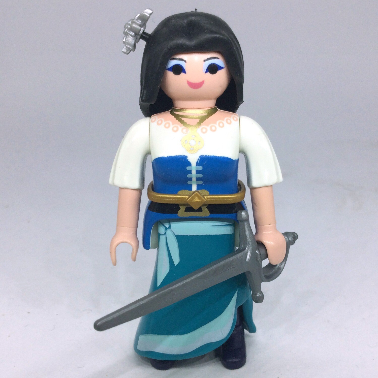 playmobil lady pirate bleue