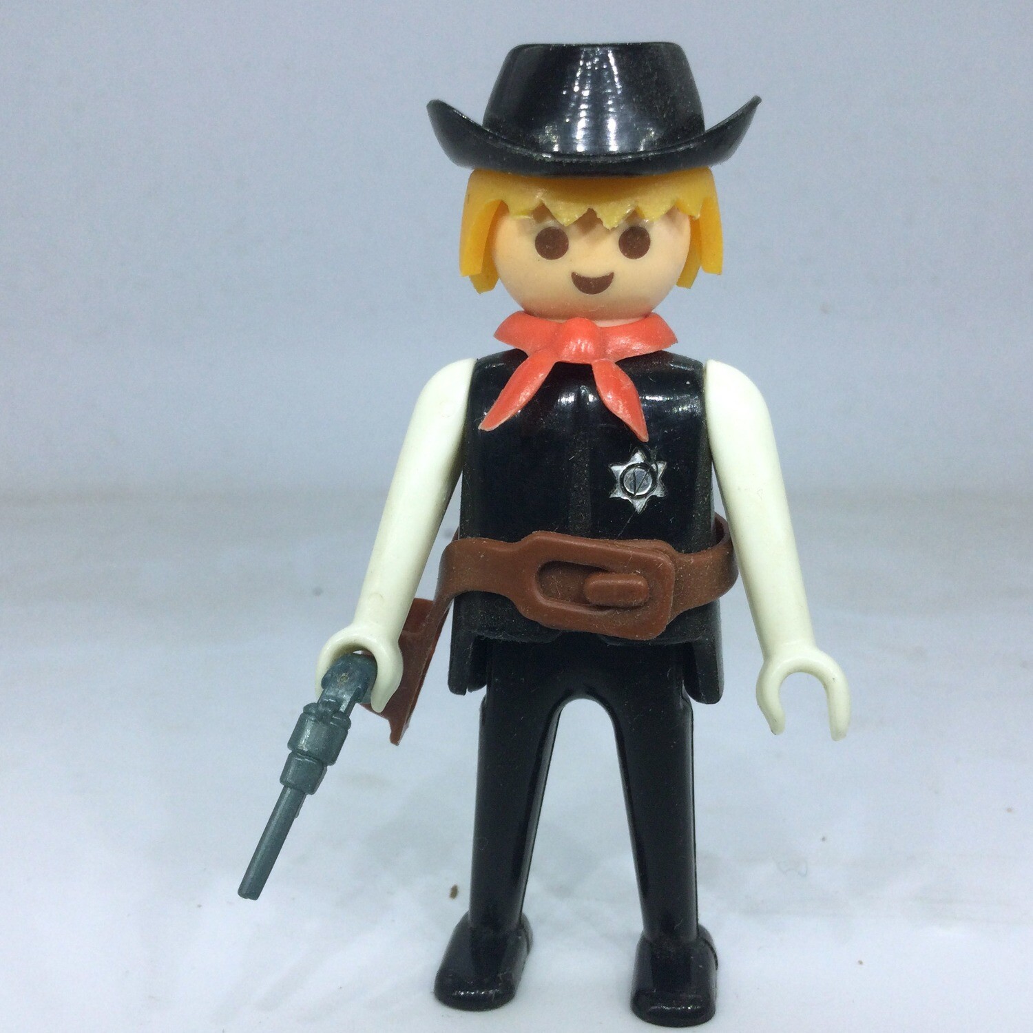 playmobil sherif N&B vintage