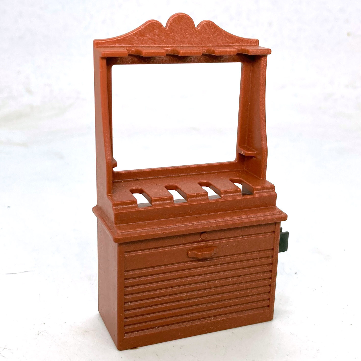 playmobil ratelier fusils acajou