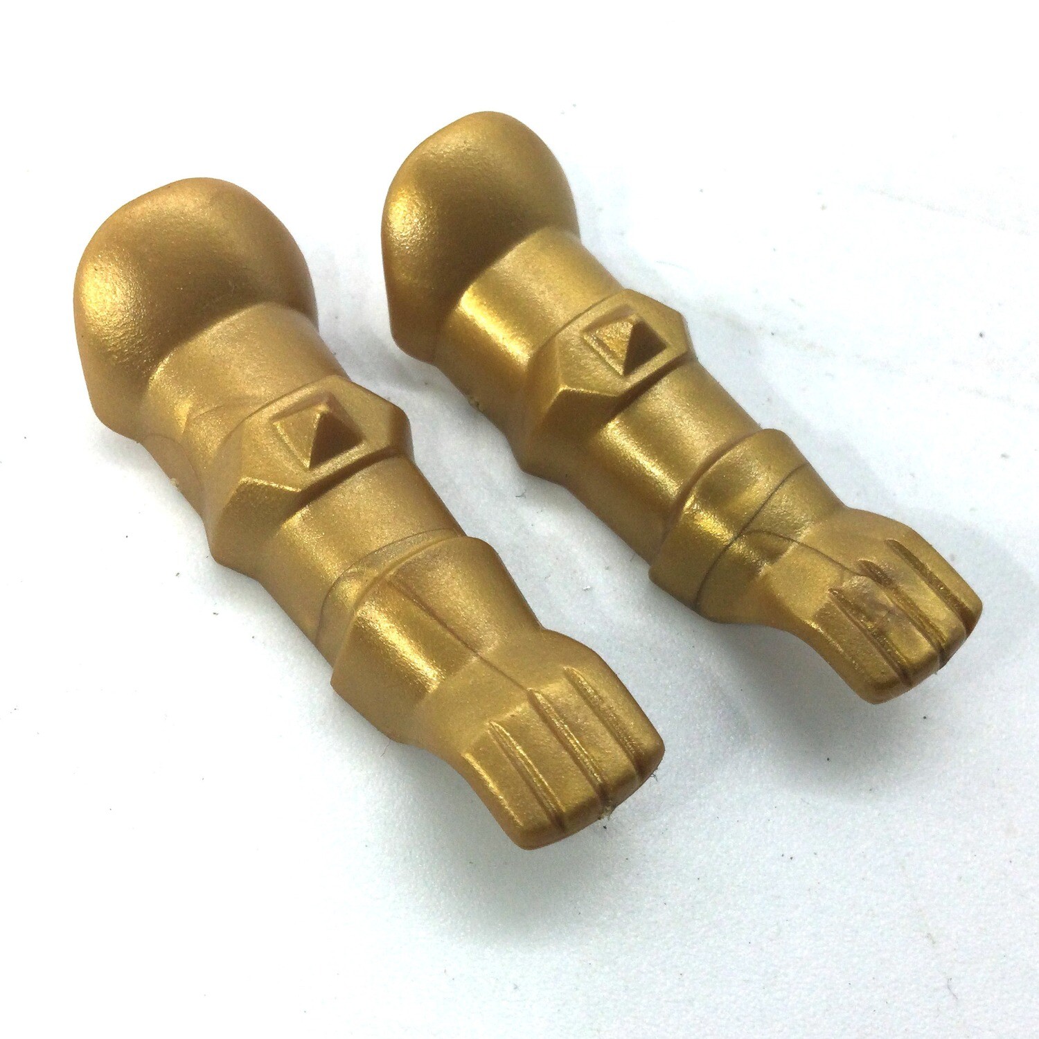 playmobil paire armure bras or