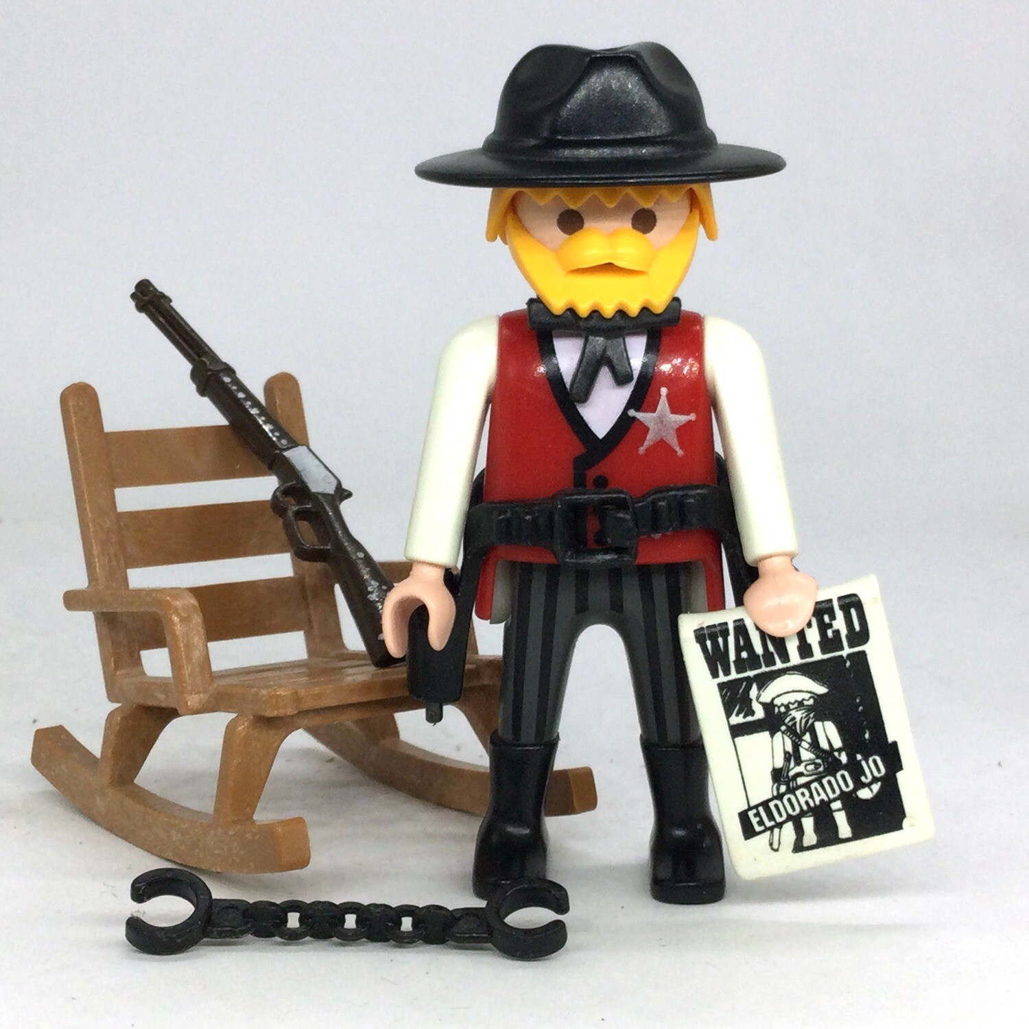 playmobil sherif rocking chair