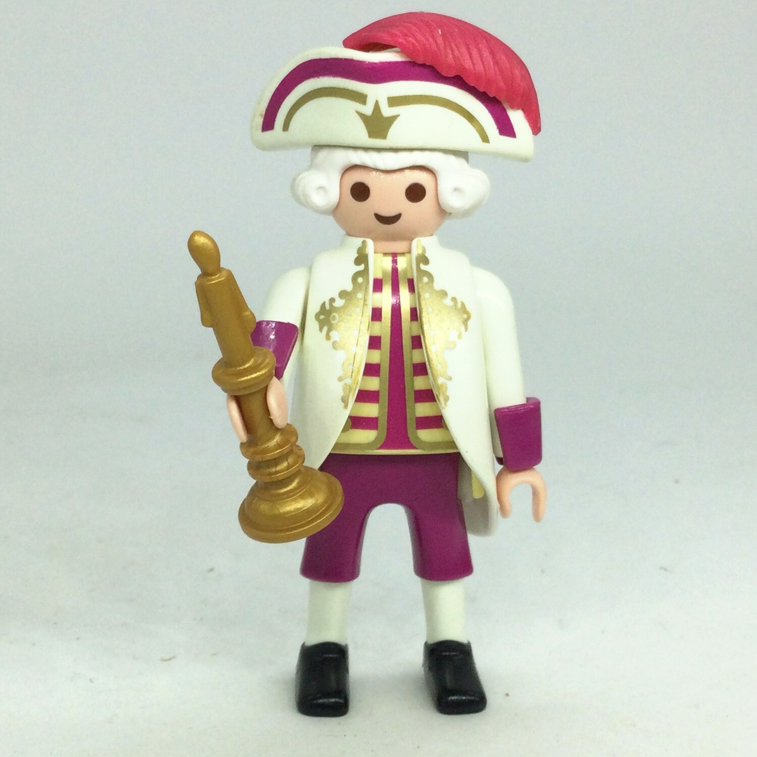 playmobil valet blanc violet