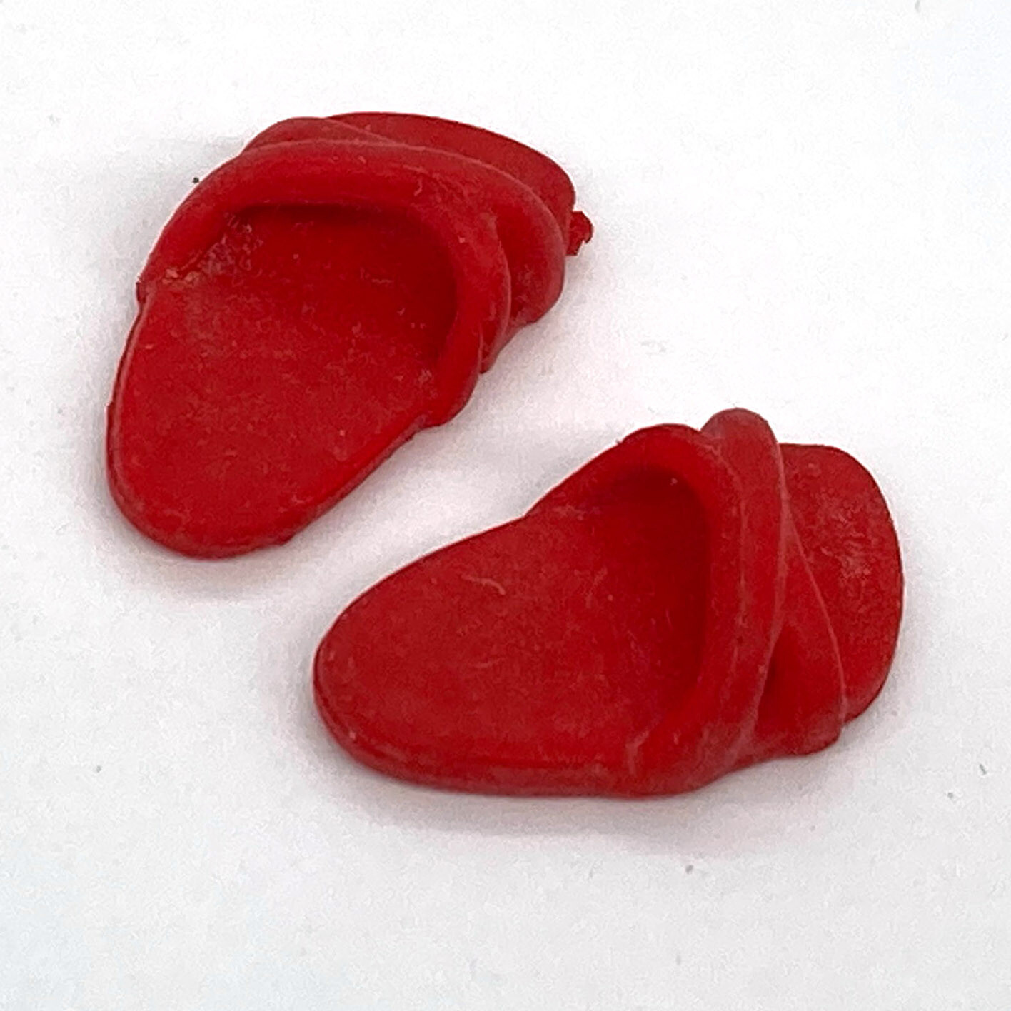 playmobil sandales rouges 2 caoutchouc