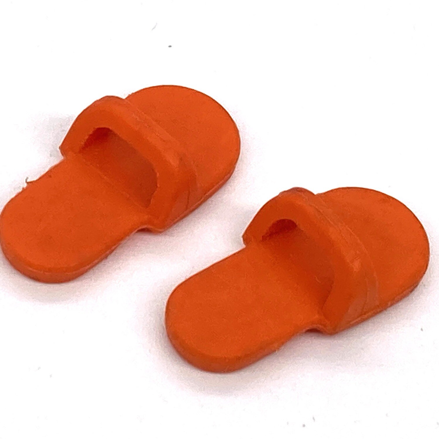playmobil sandales oranges