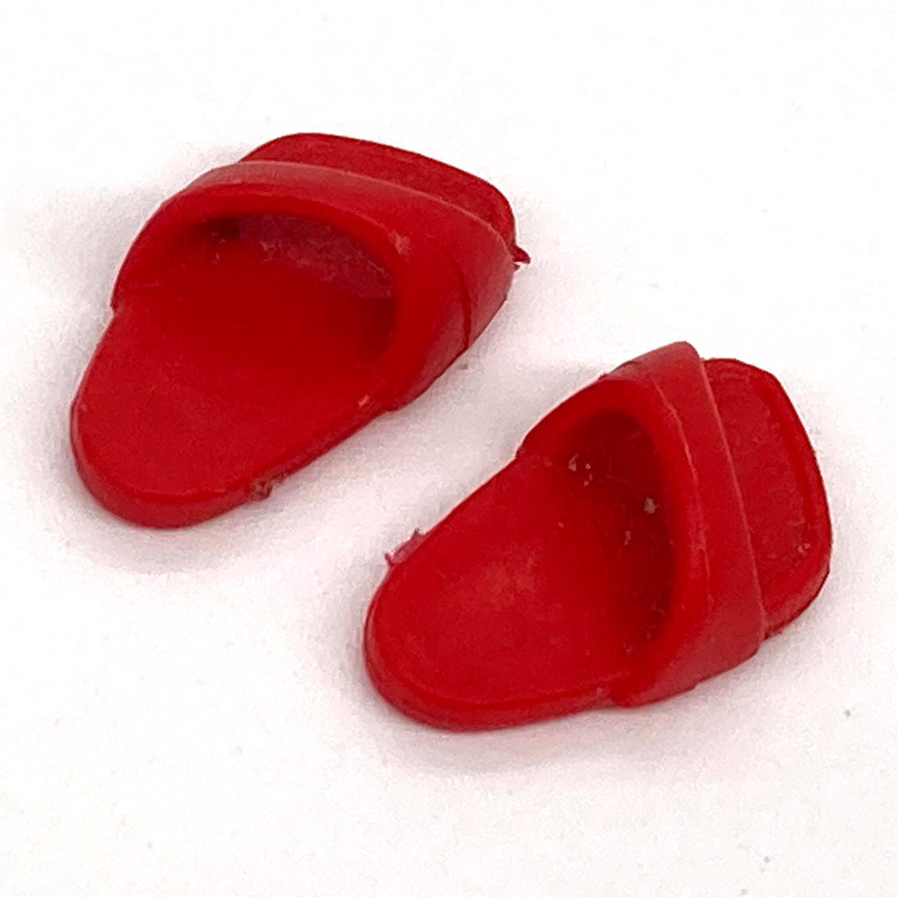 playmobil sandales rouges caoutchouc