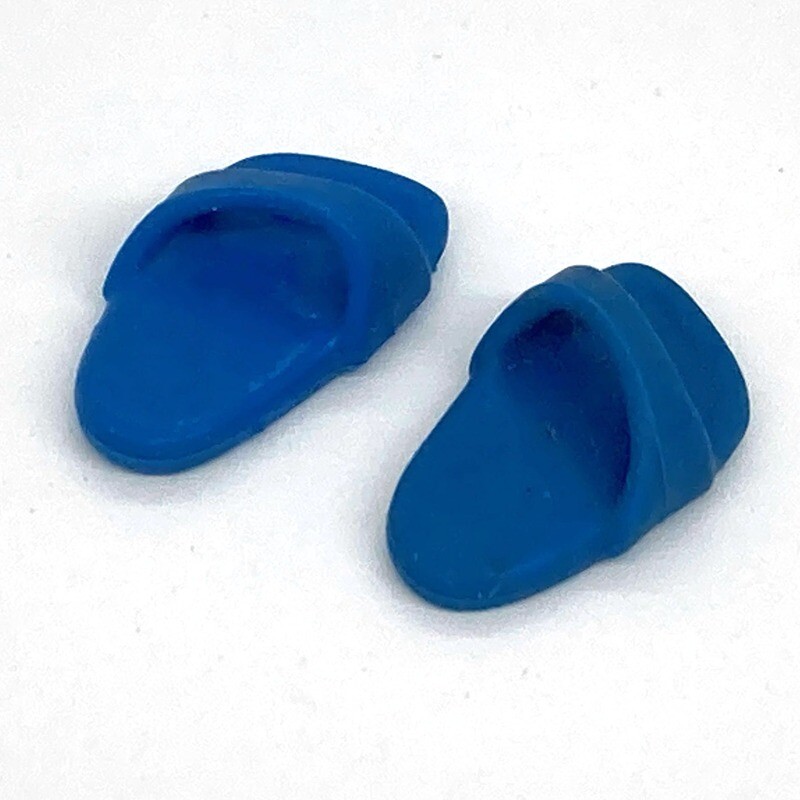 playmobil sandales bleues