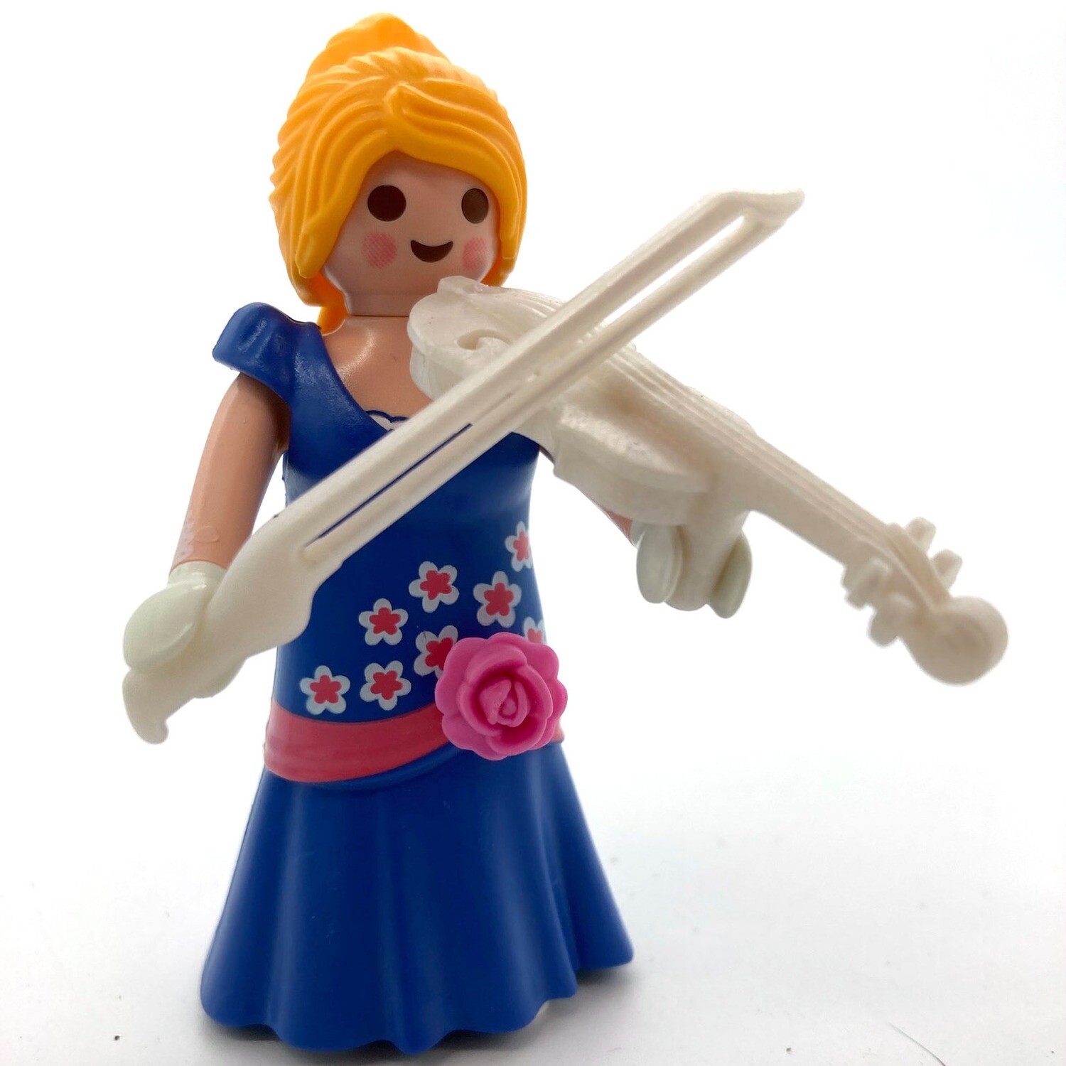 playmobil violoniste bleu concert