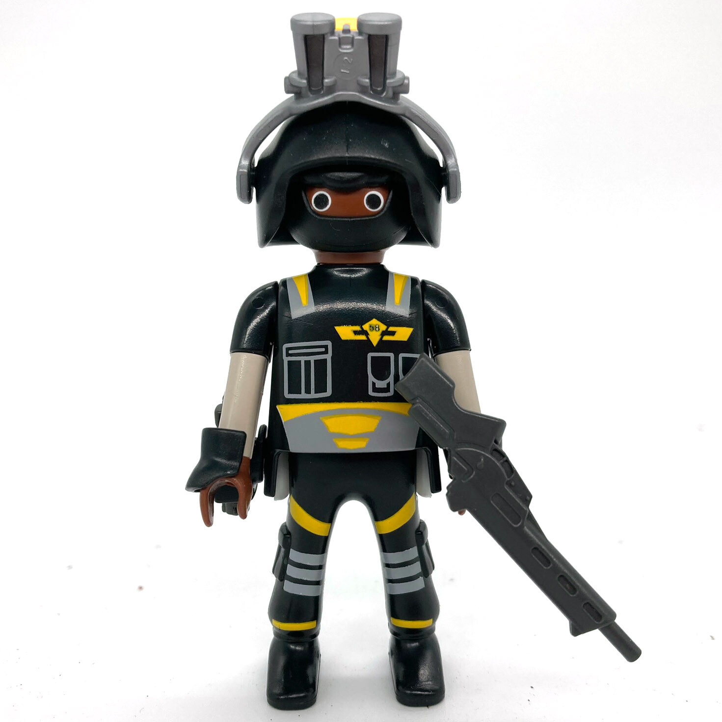 Playmobil policier mitraillette