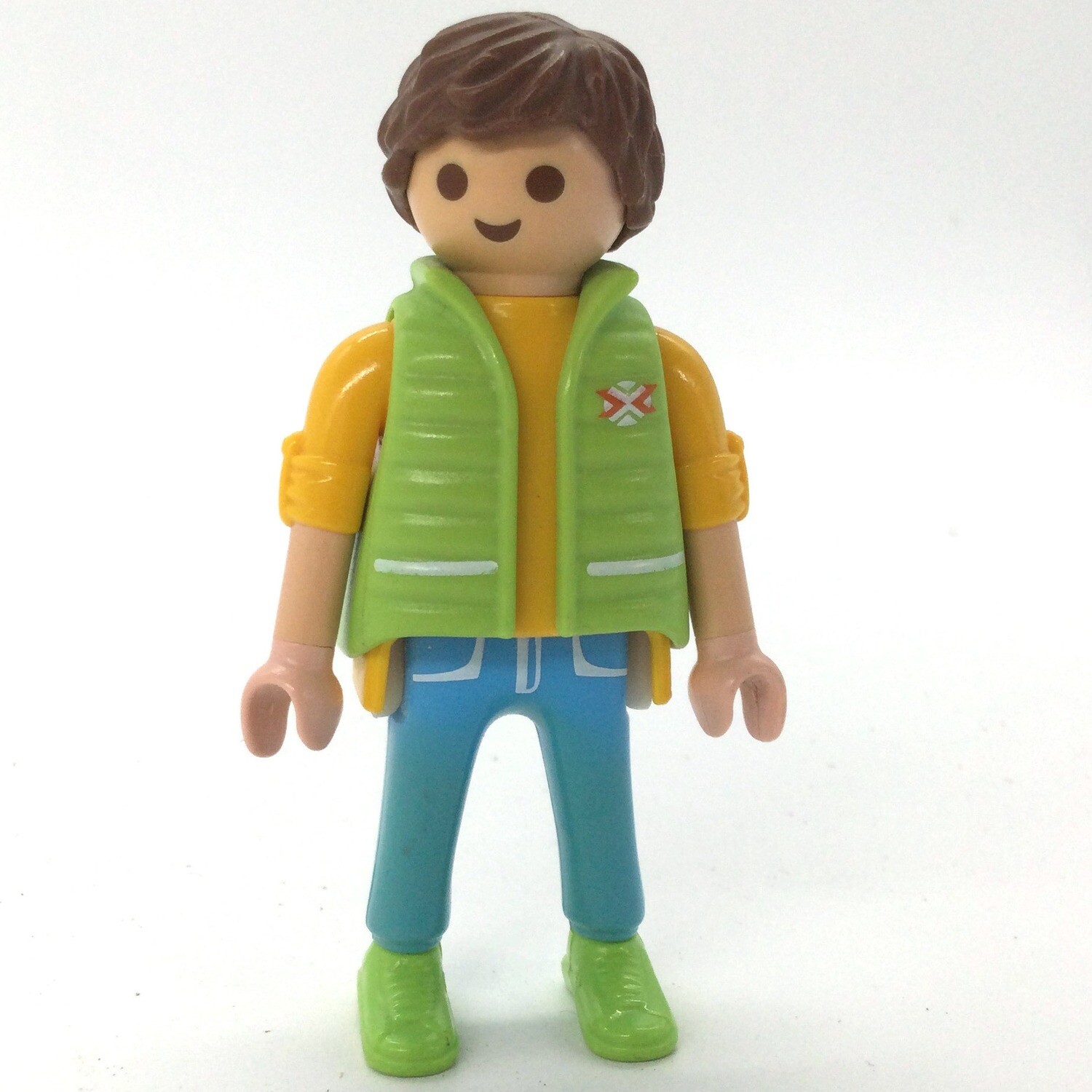 playmobil homme gilet vert