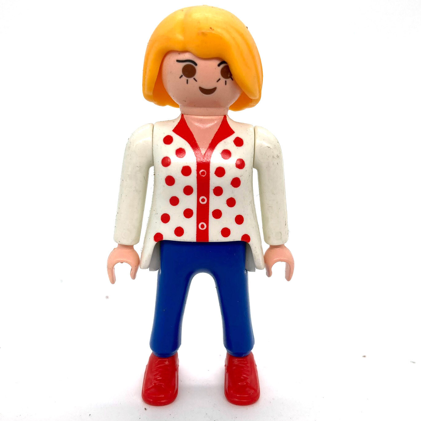 playmobil femme point rouge