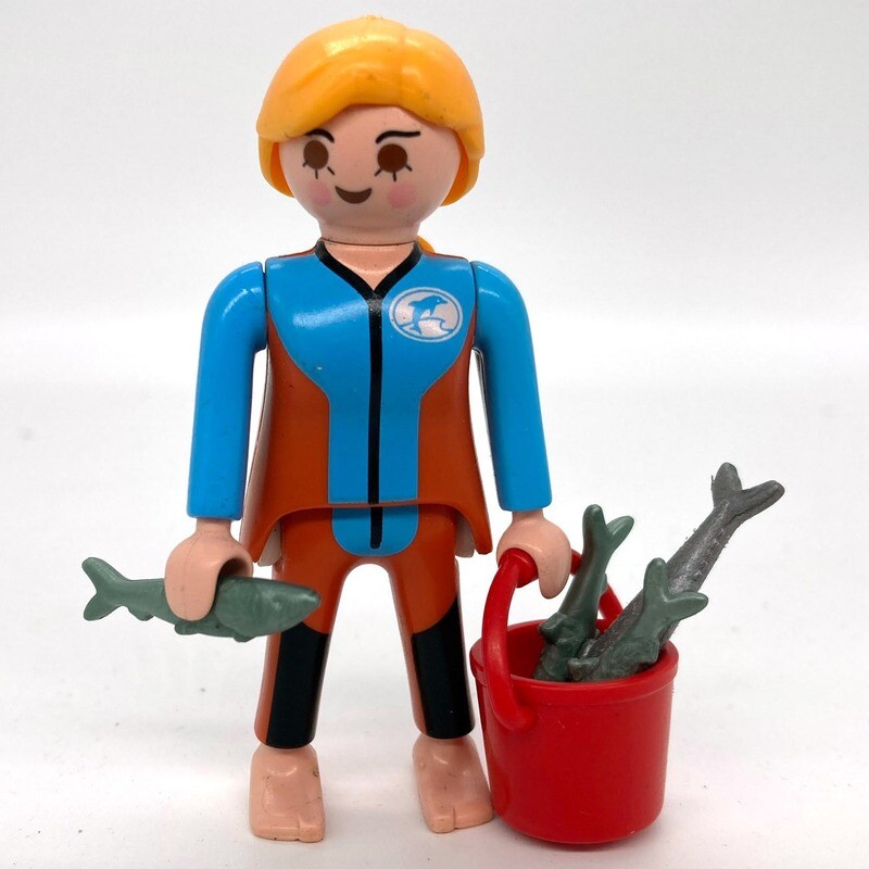 playmobil plongeuse zoo