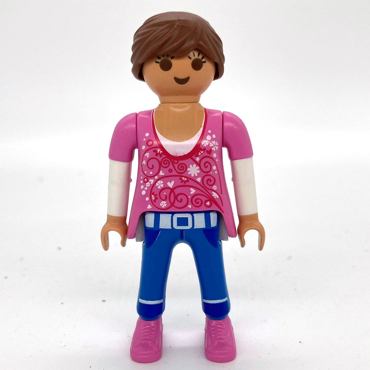 playmobil femme rose