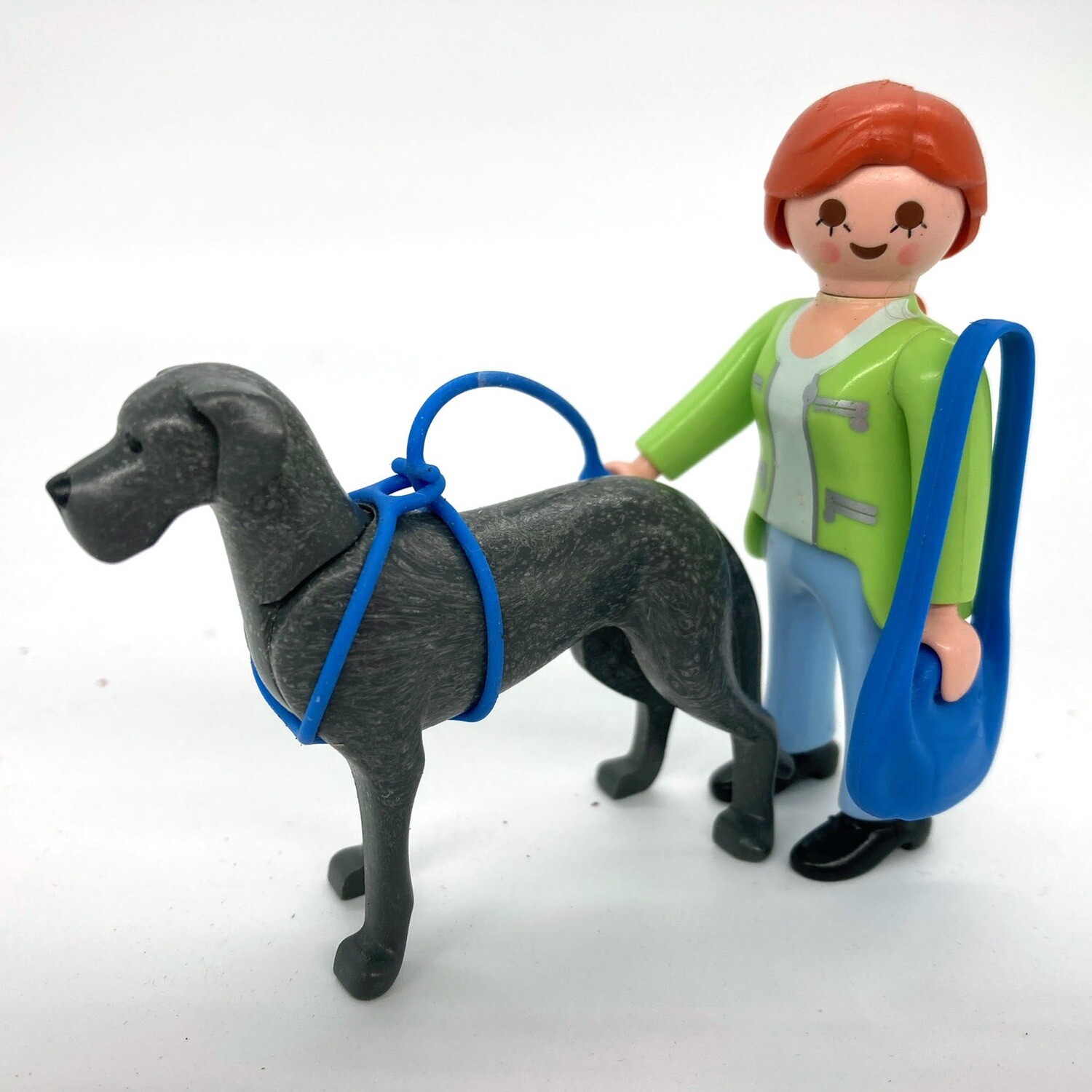 playmobil femme et chien