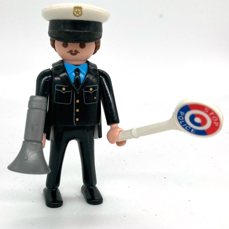 Playmobil policier circulation