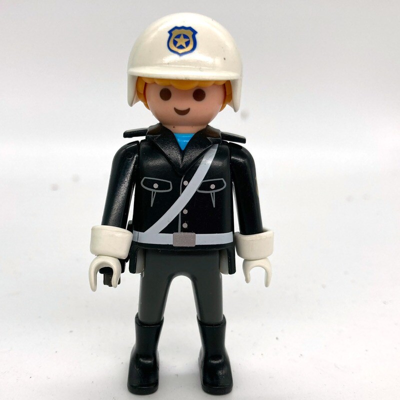 Playmobil policier motard