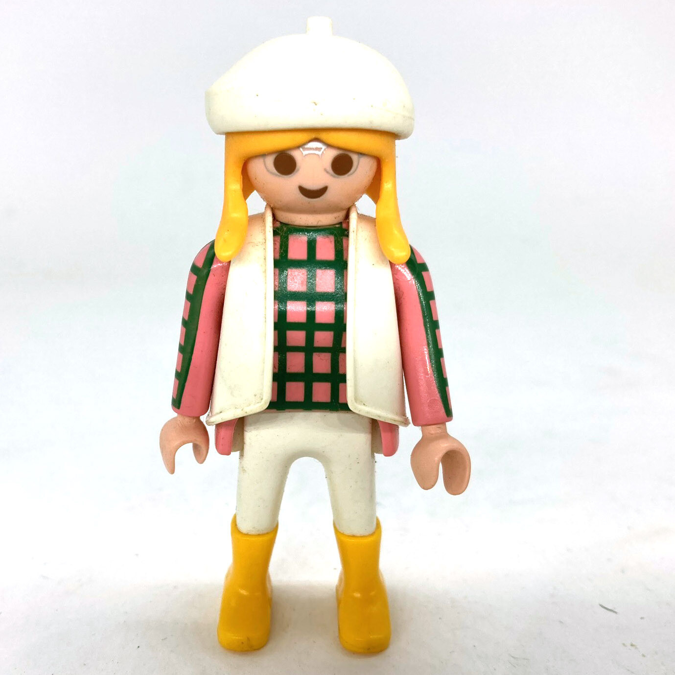 playmobil femme bonnet blanc